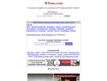 Tablet Screenshot of iitians.com